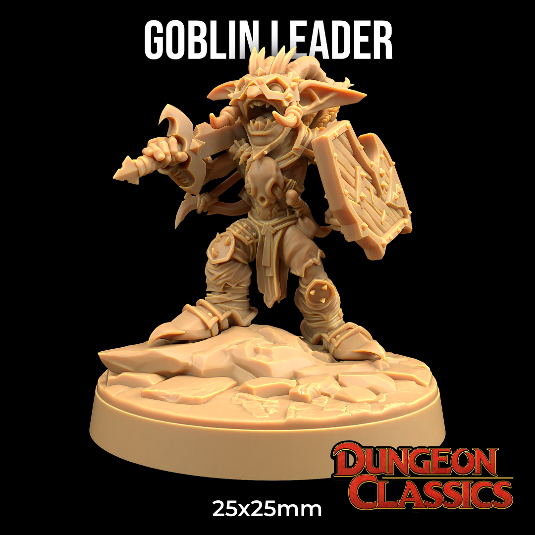 Goblin Leader | PRESUPPORTED | Dungeon Classics